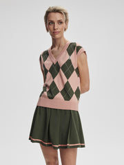 Dusty Pink/ Deep Ivy