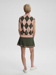 Dusty Pink/ Deep Ivy